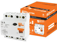 УЗО ВД1-63 4Р 16А 10мА тип А TDM