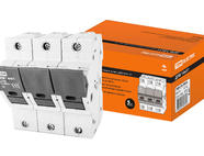 Держатель плавких вставок ДПВ 14х51 3П TDM