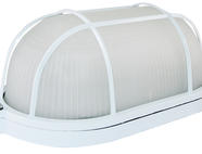 Светильник НПБ1202 белый/овал с реш. 100Вт IP54 TDM