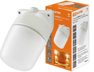 Светильник НПБ400-1 для сауны настенный, наклонный, IP54, 60 Вт, белый, TDM