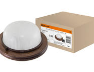 Светильник НПБ1101 венге круг 100Вт IP54 TDM