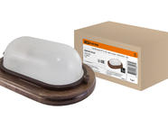 Светильник НПБ1201 венге овал 100Вт IP54 TDM