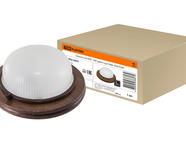 Светильник НПБ1301 венге круг 60Вт IP54 TDM