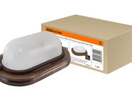 Светильник НПБ1401 венге овал 60Вт IP54 TDM