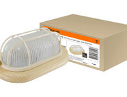 Светильник НПБ1402 сосна овал с реш. 60Вт IP54 TDM