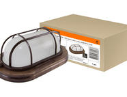 Светильник НПБ1402 венге овал с реш. 60Вт IP54 TDM