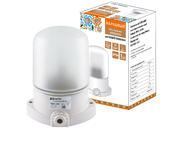 Светильник НПБ400П настенно-потолочный белый, IP54, 60 Вт, основание-поликарбонат, Народный