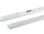 Алюминиевый профиль накладной 1506 (2 м), матовый рассеиватель, 2 заглушки, 4 крепежа TDM