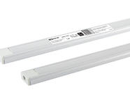 Алюминиевый профиль накладной 1506 (1 м), матовый рассеиватель, 2 заглушки, 2 крепежа TDM