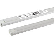 Алюминиевый профиль встраиваемый 2206 (2 м), матовый рассеиватель, 2 заглушки TDM