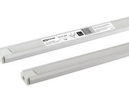 Алюминиевый профиль встраиваемый 2206 (1 м), матовый рассеиватель, 2 заглушки TDM