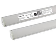 Алюминиевый профиль угловой 1616 (2 м), матовый рассеиватель, 2 заглушки, 4 крепежа TDM