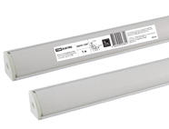 Алюминиевый профиль угловой 1616 (1 м), матовый рассеиватель, 2 заглушки, 2 крепежа TDM