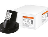 Патрон карболитовый настенный, Е27, черный. наклонный, TDM