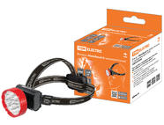 Фонарь «Налобный 5» аккумуляторный, 9 светодиодов, 0,8 Ач TDM