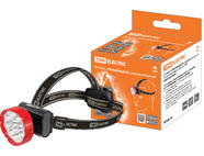 Фонарь «Налобный 6» аккумуляторный, 15 светодиодов, 0,8 Ач TDM