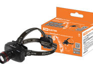 Фонарь «Налобный 7» аккумуляторный, 1Вт 1 светодиод, 0,6 Ач, фокус. TDM