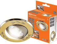 Светильник встраиваемый поворотный СВ 02-01 MR16 50Вт G5.3 матовое золото/никель TDM