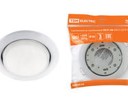 Светильник встраиваемый СВ 01-06 GX53 220 В 50 Гц белый TDM