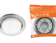 Светильник встраиваемый СВ 01-06 GX53 220 В 50 Гц хром TDM