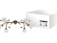 Люстра НПБ-01-22-6х40 «Сканди» антик с медью 6х40Вт E14 TDM