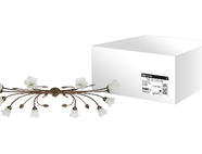 Люстра НПБ-01-22-12х25 «Сканди» антик с медью 12х25Вт E14 TDM