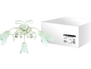 Люстра НПБ-08-02-3х40 «Луиза» белый с золотом 3х40Вт E14 TDM