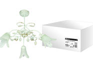 Люстра НСБ-08-02-3х40 «Луиза» белый с золотом 3х40Вт E14 TDM