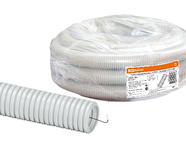 Труба гофр.ПВХ d 20 с зондом (100 м) легкая TDM