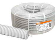 Труба гофр.ПВХ d 40 с зондом (25 м) легкая TDM