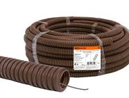 Труба гофр.ПВХ d 25 с зондом (25 м) легкая 