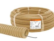 Труба гофр.ПВХ d 20 с зондом (25 м) легкая 