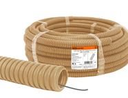 Труба гофр.ПВХ d 25 с зондом (25 м) легкая 