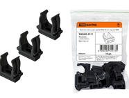 Крепеж-клипса для трубы ПНД 16 мм черная TDM