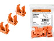 Крепеж-клипса для трубы ПНД 16 мм оранжевая TDM