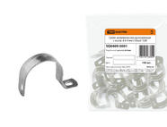 Скоба металлическая однолапковая с внутр. d 8-9 мм (100шт) TDM