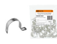 Скоба металлическая однолапковая с внутр. d 12-13 мм (100 шт) TDM