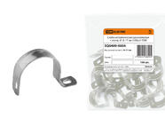 Скоба металлическая однолапковая с внутр. d 16-17 мм (100шт) TDM