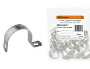 Скоба металлическая однолапковая с внутр. d 25-26 мм (100шт) TDM