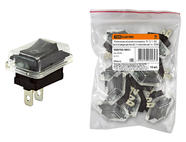 Клавишный переключатель YL-211-03 черный (влагозащищенный) 2 положения 1з  TDM