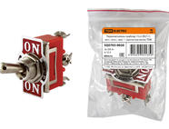 Переключатель-тумблер 1122 (П2Т-1) вкл.- откл.- вкл. 1 группа контактов TDM