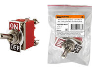 Выключатель-тумблер 1221 (ТВ2-2) вкл.- откл. 2 группы контактов TDM