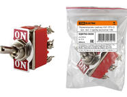 Переключатель-тумблер 1321 (ТП2-2) вкл.- вкл. 2 группы контактов TDM