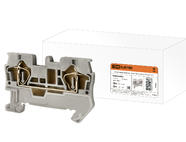 Зажим клеммный безвинтовой (ЗКБ) 2,5 мм2 31А серый TDM