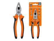 Пассатижи (плоскогубцы), с двухкомпонентными рукоятками, CR-V сталь, 180 мм, серия 