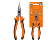 Длинногубцы (тонкогубцы), с двухкомпонентными рукоятками,CR-V сталь, 160 мм, серия 