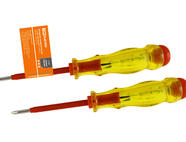 Отвертка-пробник (индикатор) с комбинированным жалом 160 мм, 