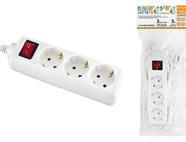 Удлинитель народный УН03В выключатель, 3 гнезда, 5метров, с/з, ПВС 3х0,75мм2  10А/250В