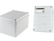 Распаячная коробка ОП 150х110х85мм, крышка, IP44, гладкие стенки, инд. штрихкод, TDM