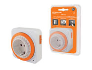 Таймер розеточный ТРМ-02-15мин/24ч-16А (суточный, квадратный) TDM